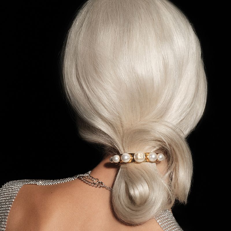 Balmain Limited Edition Pearl Hair Clip Large FW24 - Image 2